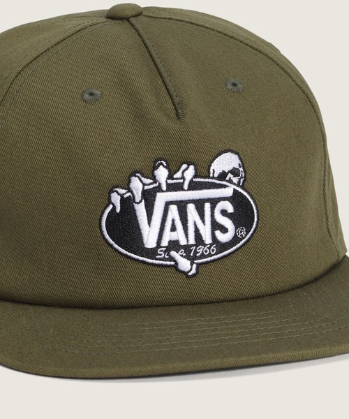 VANS（バンズ）の「SHOW OFF アンストラクチャード キャップ / Show Off Unstructured Mossy Ol VN000T11FR11（キャップ・メンズ・カーキ・ONE SIZE）」の3枚目の写真