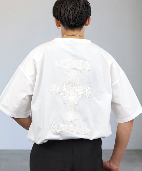 L'atelier(ラトリエ)の「接触冷感 グラフィック ストレッチ Tシャツ クロス ラインストーン ANT DESIGN(Tシャツ/カットソー・メンズ・ブラック系その他3/ホワイト系3/ブラック系2/ブラック系3/ホワイト系2/ブラック系その他2・L/M)」の3枚目の写真