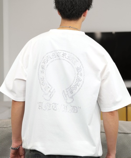 L'atelier(ラトリエ)の「接触冷感 グラフィック ストレッチ Tシャツ クロス ラインストーン ANT DESIGN(Tシャツ/カットソー・メンズ・ブラック系その他3/ホワイト系3/ブラック系2/ブラック系3/ホワイト系2/ブラック系その他2・L/M)」の11枚目の写真