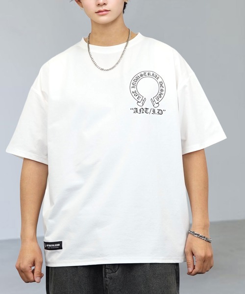 L'atelier(ラトリエ)の「接触冷感 グラフィック ストレッチ Tシャツ クロス ラインストーン ANT DESIGN(Tシャツ/カットソー・メンズ・ブラック系その他3/ホワイト系3/ブラック系2/ブラック系3/ホワイト系2/ブラック系その他2・L/M)」の14枚目の写真