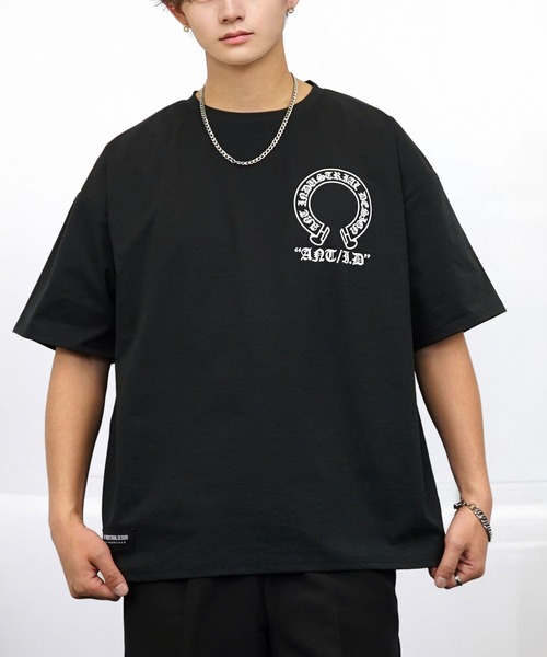 L'atelier(ラトリエ)の「接触冷感 グラフィック ストレッチ Tシャツ クロス ラインストーン ANT DESIGN(Tシャツ/カットソー・メンズ・ブラック系その他3/ホワイト系3/ブラック系2/ブラック系3/ホワイト系2/ブラック系その他2・L/M)」の18枚目の写真