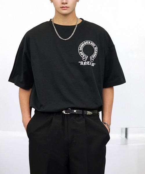 L'atelier(ラトリエ)の「接触冷感 グラフィック ストレッチ Tシャツ クロス ラインストーン ANT DESIGN(Tシャツ/カットソー・メンズ・ブラック系その他3/ホワイト系3/ブラック系2/ブラック系3/ホワイト系2/ブラック系その他2・L/M)」の20枚目の写真