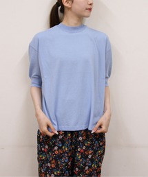 MEYAME  カットソー Bshop｜MEYAME |<別注>コットンニット ボーダー半袖Tシャツ WOMEN