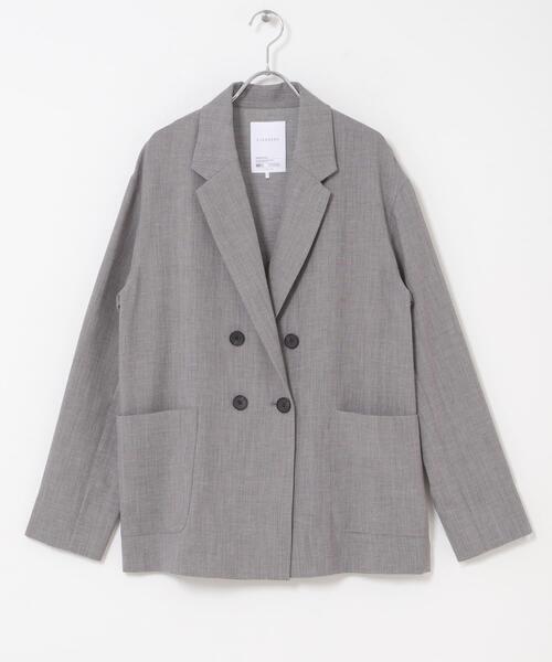 URBAN RESEARCH ROSSO WOMEN(アーバンリサーチ ロッソ)の「ELENDEEK BACK CROSS TAILORED JACKET(その他アウター・レディース・ベージュ/グレー・FREE)」の8枚目の写真