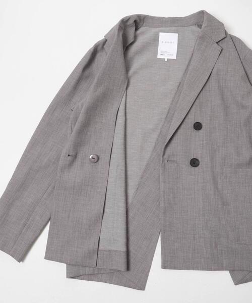 URBAN RESEARCH ROSSO WOMEN(アーバンリサーチ ロッソ)の「ELENDEEK BACK CROSS TAILORED JACKET(その他アウター・レディース・ベージュ/グレー・FREE)」の9枚目の写真