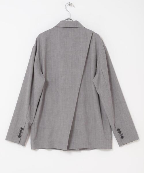 URBAN RESEARCH ROSSO WOMEN(アーバンリサーチ ロッソ)の「ELENDEEK BACK CROSS TAILORED JACKET(その他アウター・レディース・ベージュ/グレー・FREE)」の10枚目の写真