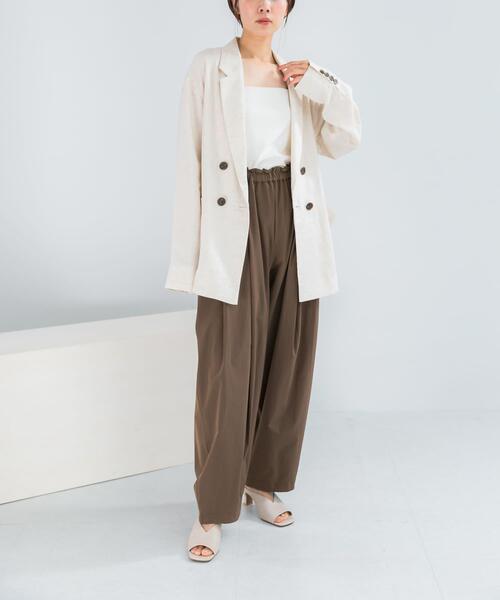 URBAN RESEARCH ROSSO WOMEN(アーバンリサーチ ロッソ)の「ELENDEEK BACK CROSS TAILORED JACKET(その他アウター・レディース・ベージュ/グレー・FREE)」の16枚目の写真