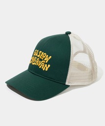 go slow caravan（ゴースローキャラバン）の「ツイルヒッピーロゴ 6パネルメッシュキャップ（キャップ）」
