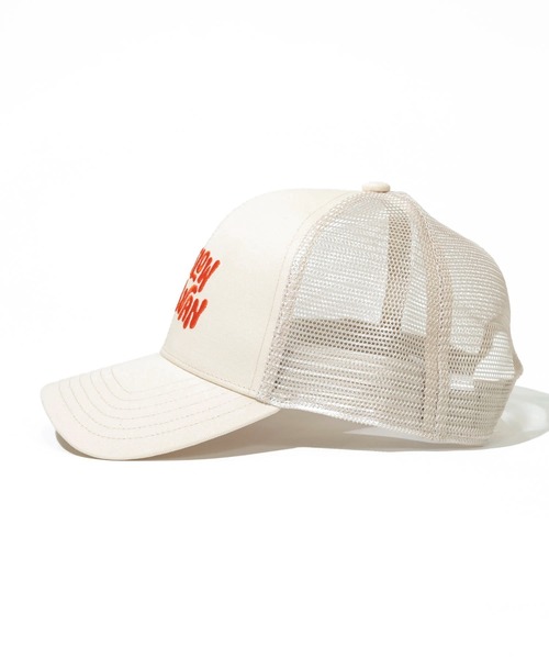 go slow caravan（ゴースローキャラバン）の「ツイルヒッピーロゴ ６パネルメッシュキャップ（キャップ・メンズ・グリーン/ブラック/ナチュラル・FREE）」の15枚目の写真