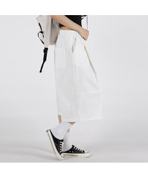 UMM（ウム）の「レディース 切り替えライン コットン7部 バミューダバンディングパンツ 3COLOR（その他パンツ）」