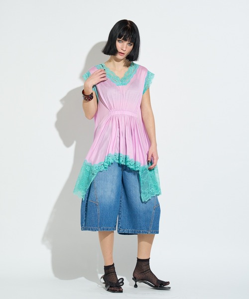 anna sui nyc（アナ スイ エヌ ワイ シー）の「デニムラインハーフパンツ（その他パンツ・レディース・ブラック/ブルー・S/M）」の22枚目の写真