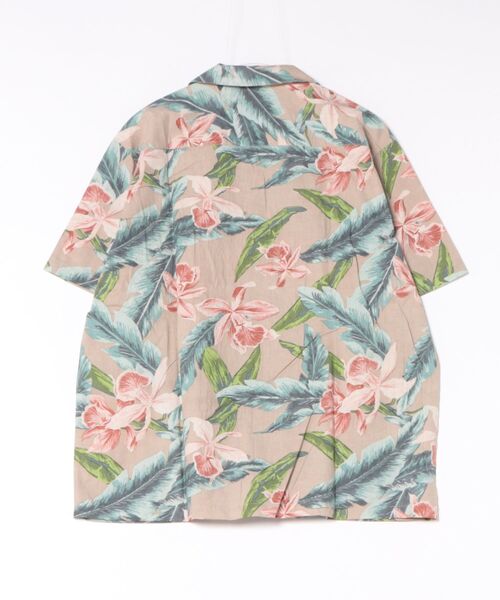 Kahiko(カヒコ)の「【Kahiko】ハカラウMEN'Sシャツ(シャツ/ブラウス・メンズ・ベージュ/ターコイズブルー/ブラック/ホワイト×レッド・FREE)」の5枚目の写真
