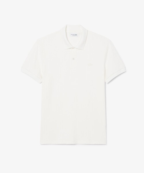 LACOSTE(ラコステ)の「リブニットポロシャツ(ポロシャツ・メンズ・オフホワイト・2/3/4/5)」の5枚目の写真