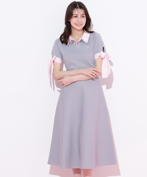 JILL by JILL STUART(ジルバイジルスチュアート)の「【WEB限定カラーあり】ダブルカラーニットワンピース(ワンピース・レディース・グレー/ネイビー/グレー系その他/ブラック・FREE)」の19枚目の写真