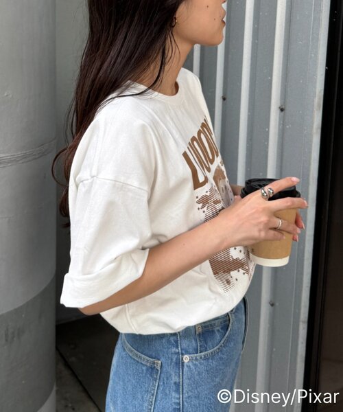 Disney(ディズニー)の「【TOY STORY/トイ・ストーリー】ピックアップ6コマTEE(Tシャツ/カットソー・レディース・ホワイト/ブラック/ブラック系その他/オフホワイト/チャコールグレー/グレー・LARGE/X-LARGE/MEDIUM)」の10枚目の写真