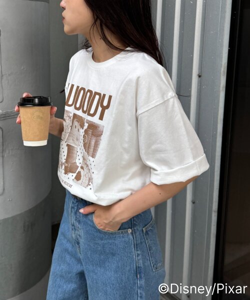 Disney(ディズニー)の「【TOY STORY/トイ・ストーリー】ピックアップ6コマTEE(Tシャツ/カットソー・レディース・ホワイト/ブラック/ブラック系その他/オフホワイト/チャコールグレー/グレー・LARGE/X-LARGE/MEDIUM)」の12枚目の写真