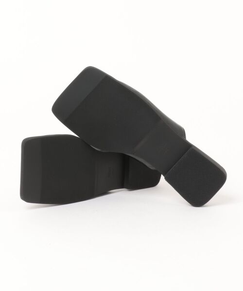 Didot.showroom（ディドット ショールーム）の「【DIDOT.】スクエアサンダル（サンダル・レディース・ダークブラウン/ブラック/アッシュグレー・22.5cm/23cm/23.5cm/24cm/24.5cm/25cm）」の4枚目の写真