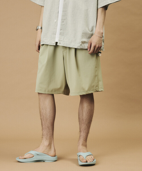 FREAK'S STORE(フリークスストア)の「SUPER ICE EASY SHORT PANTS/スーパーアイス イージー ショートパンツ(その他パンツ・メンズ・オリーブ/ブラック/ネイビー/チャコールグレー/ベージュ・MEDIUM/LARGE/X-LARGE)」の4枚目の写真