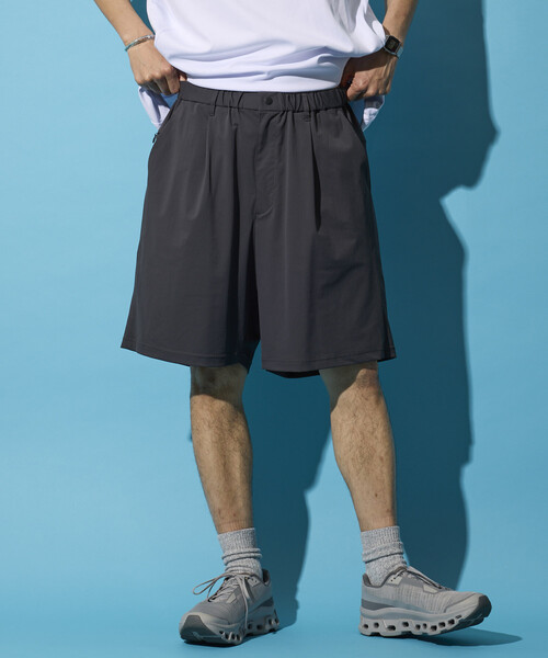 FREAK'S STORE(フリークスストア)の「SUPER ICE EASY SHORT PANTS/スーパーアイス イージー ショートパンツ(その他パンツ・メンズ・オリーブ/ブラック/ネイビー/チャコールグレー/ベージュ・MEDIUM/LARGE/X-LARGE)」の3枚目の写真