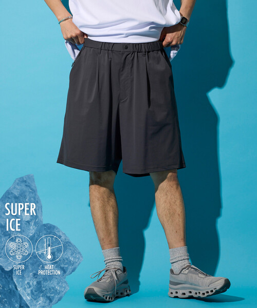 FREAK'S STORE(フリークスストア)の「SUPER ICE EASY SHORT PANTS/スーパーアイス イージー ショートパンツ(その他パンツ・メンズ・オリーブ/ブラック/ネイビー/チャコールグレー/ベージュ・MEDIUM/LARGE/X-LARGE)」の8枚目の写真