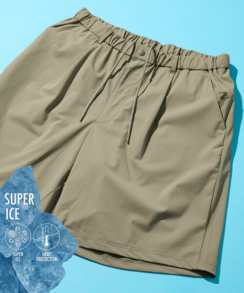 FREAK'S STORE(フリークスストア)の「SUPER ICE EASY SHORT PANTS/スーパーアイス イージー ショートパンツ(その他パンツ・メンズ・オリーブ/ブラック/ネイビー/チャコールグレー/ベージュ・MEDIUM/LARGE/X-LARGE)」の9枚目の写真