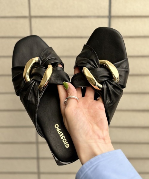 Scrap Book（スクラップブック）の「【GIOSEPPO】KILLINGLY SANDAL（サンダル・レディース・ホワイト/ブラック・37/38）」の5枚目の写真