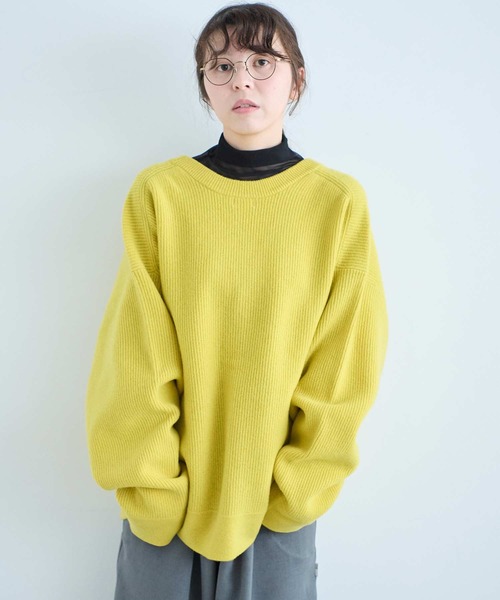 I am I in fact...(アイアムアイインファクト)の「SUSIE VCD(ニット/セーター・レディース・ブラック/ホワイト/イエロー/ブルー/グレー・FREE)」の20枚目の写真