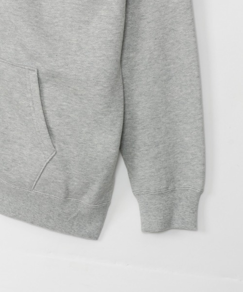 HANES(ヘインズ)の「Hanes/ヘインズ Hanes SWEATS MOKU ジップアップフーディー(パーカー・メンズ・ヘザーグレー・XL/L/M)」の3枚目の写真
