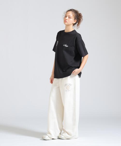 AVIREX（アヴィレックス）の「STITCH EMBROIDERY LOGO T-SHIRT（Tシャツ/カットソー・レディース・ピンク・F）」の11枚目の写真
