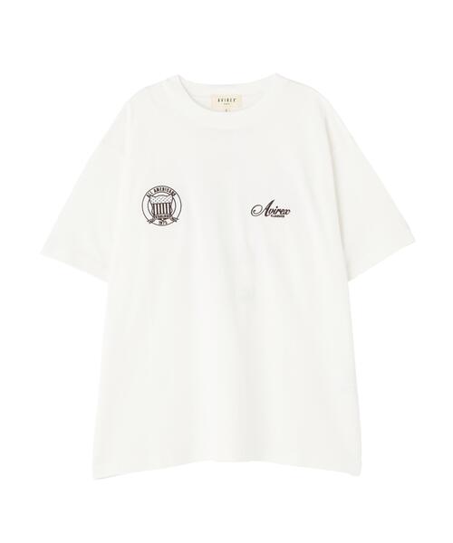 AVIREX（アヴィレックス）の「STITCH EMBROIDERY LOGO T-SHIRT（Tシャツ/カットソー・レディース・ピンク・F）」の21枚目の写真