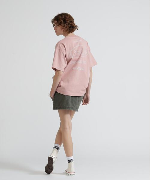 AVIREX（アヴィレックス）の「STITCH EMBROIDERY LOGO T-SHIRT（Tシャツ/カットソー・レディース・ピンク・F）」の5枚目の写真