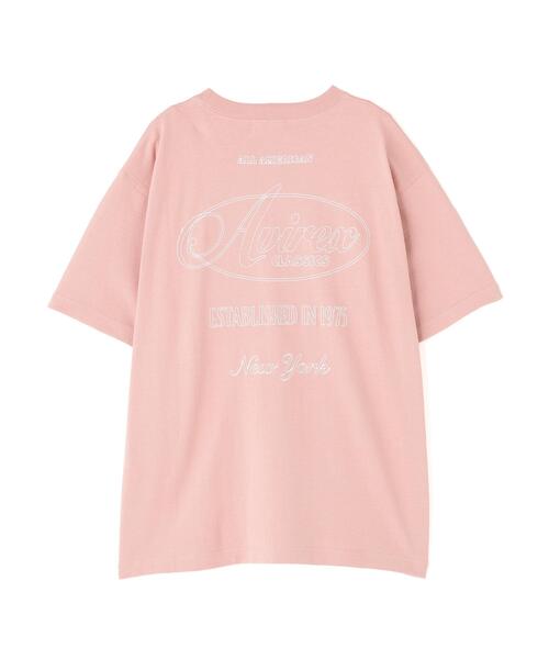AVIREX（アヴィレックス）の「STITCH EMBROIDERY LOGO T-SHIRT（Tシャツ/カットソー・レディース・ピンク・F）」の6枚目の写真
