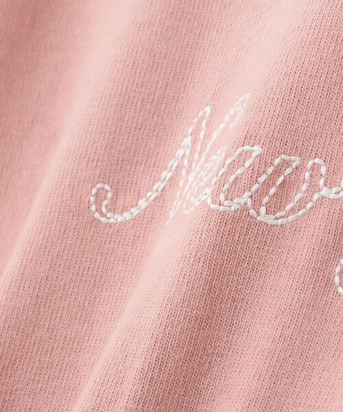 AVIREX（アヴィレックス）の「STITCH EMBROIDERY LOGO T-SHIRT（Tシャツ/カットソー・レディース・ピンク・F）」の8枚目の写真
