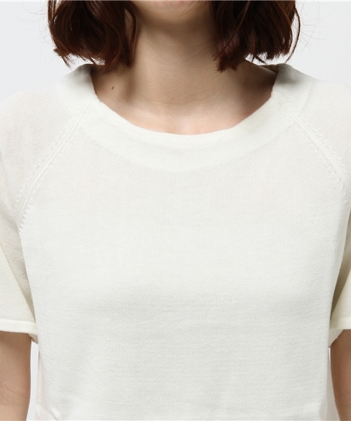 earth music&ecology（アースミュージックアンドエコロジー）の「【2016Summer】モチーフレースプルオーバー（ニット/セーター・レディース・LT.Gray/サックスブルー/ネイビー/アイボリー・FREE）」の8枚目の写真