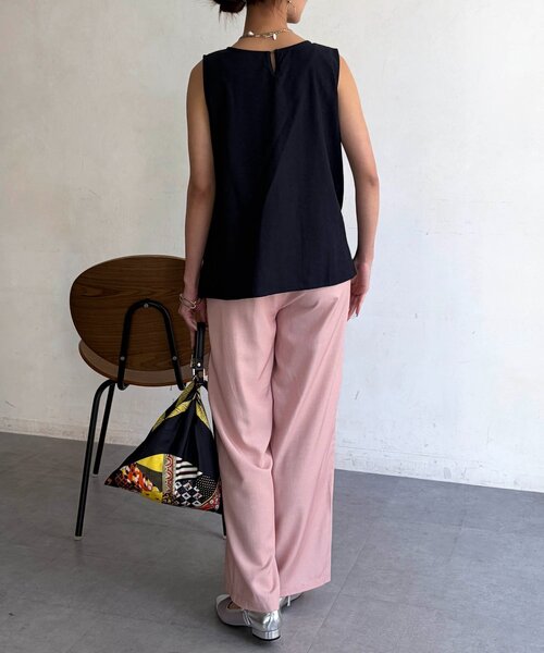 Chez toi（シェトワ）の「アシメツイストブラウス（シャツ/ブラウス・レディース・ミント/ネイビー/ホワイト系その他・FREE）」の20枚目の写真