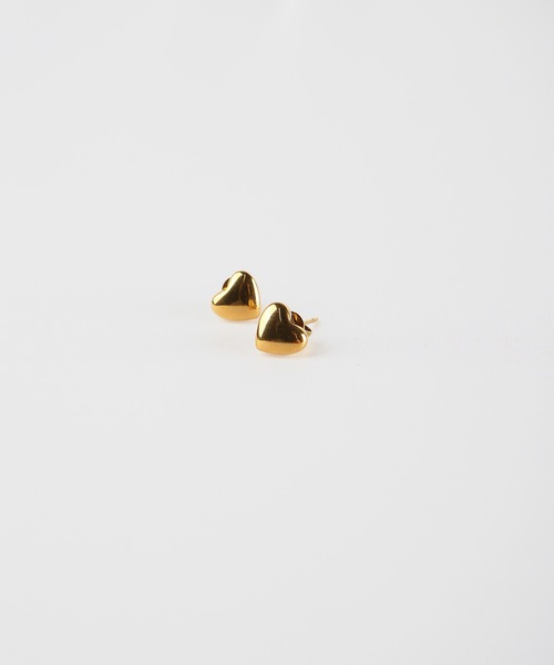 MIMILINE(ミミライン)の「ミニハートピアス/サージカルシテンレス(ピアス(両耳用)・レディース・シルバー/ゴールド・FREE)」の5枚目の写真