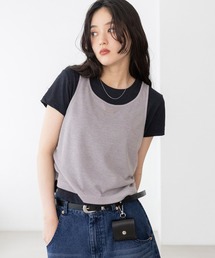 RAGEBLUE | ギャザーシアータンクレイヤードTシャツ(Tシャツ/カットソー)