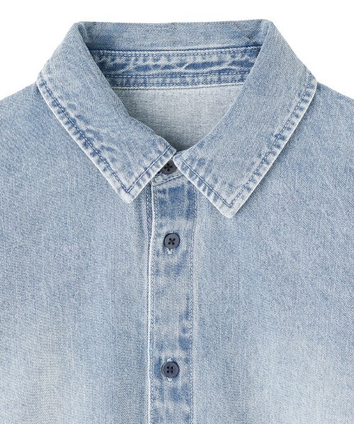 JENNE(ジェンヌ)の「手刺繍ビジューデニムブラウス(シャツ/ブラウス・レディース・ブルー・SMALL/LARGE/MEDIUM)」の15枚目の写真