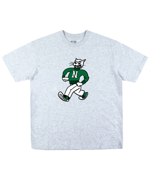 NAVYTEAM(ネイビーチーム)の「Angry Cat Original 半袖Tシャツ(8色)(Tシャツ/カットソー・レディース・ホワイト×パープル/ネイビー系1/グレー系その他2/ブラック×パープル/グレー系その他3/ネイビー系2/ホワイト×グリーン/ブラック×グリーン・SMALL/MEDIUM/LARGE/X-LARGE)」の14枚目の写真