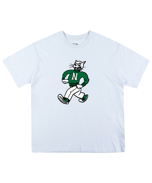 NAVYTEAM(ネイビーチーム)の「Angry Cat Original 半袖Tシャツ(8色)(Tシャツ/カットソー・レディース・ホワイト×パープル/ネイビー系1/グレー系その他2/ブラック×パープル/グレー系その他3/ネイビー系2/ホワイト×グリーン/ブラック×グリーン・SMALL/MEDIUM/LARGE/X-LARGE)」の19枚目の写真