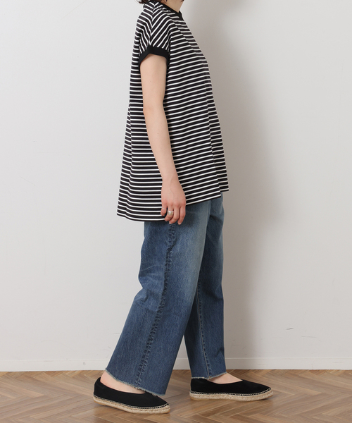 JOURNAL STANDARD LUXE(ジャーナルスタンダード ラックス)の「スワイジャージ キャップスリーブプルオーバー(Tシャツ/カットソー・レディース・ホワイト/ブラック系その他/ブラック・FREE)」の15枚目の写真