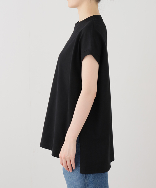JOURNAL STANDARD LUXE(ジャーナルスタンダード ラックス)の「スワイジャージ キャップスリーブプルオーバー(Tシャツ/カットソー・レディース・ホワイト/ブラック系その他/ブラック・FREE)」の21枚目の写真