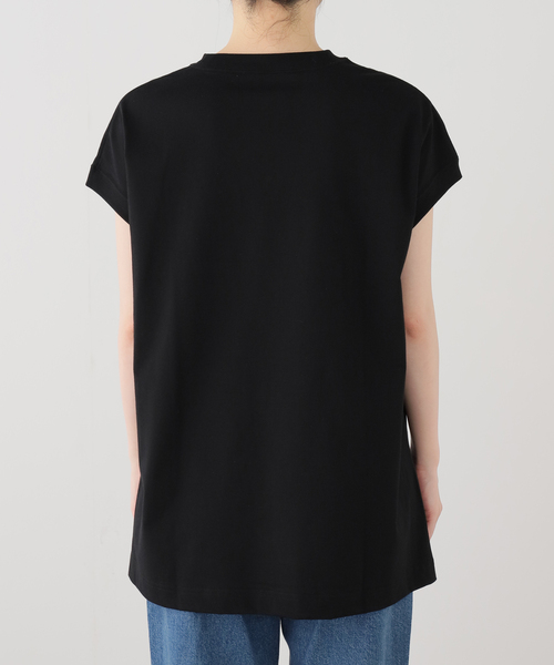 JOURNAL STANDARD LUXE(ジャーナルスタンダード ラックス)の「スワイジャージ キャップスリーブプルオーバー(Tシャツ/カットソー・レディース・ホワイト/ブラック系その他/ブラック・FREE)」の22枚目の写真