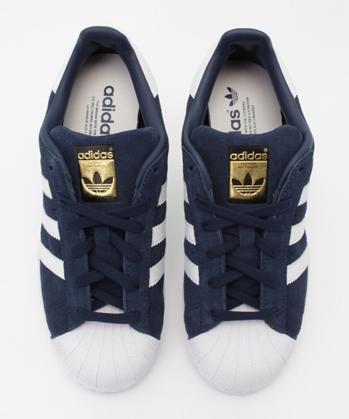 SHIPS for women(シップスフォーウィメン)の「adidas:SUPER STAR SUEDE(スニーカー・レディース・ネイビー・45/30/35/40)」の2枚目の写真