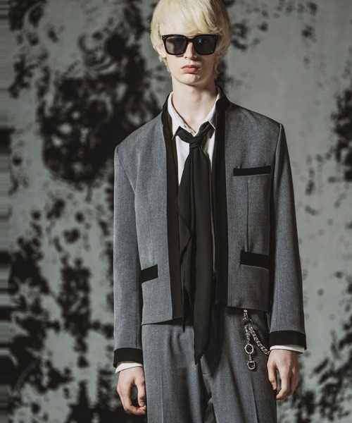 NO ID.(ノーアイディ)の「【NO ID.】Fly Front Scarf Shirt / フライフロントスカーフシャツ(シャツ/ブラウス・メンズ・ホワイト/ブラック/その他5・1/2)」の13枚目の写真