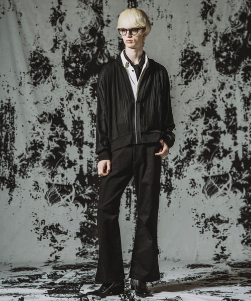 NO ID.(ノーアイディ)の「【NO ID.】Fly Front Scarf Shirt / フライフロントスカーフシャツ(シャツ/ブラウス・メンズ・ホワイト/ブラック/その他5・1/2)」の14枚目の写真