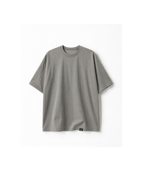 TUO(トゥオ)の「ベーシックセミルーズフィットソフトコットンTシャツ ベーシックセミルーズフィットソフトコットンティ (11色)(Tシャツ/カットソー・レディース・ホワイト/ブラック/ブラウン/グレー/レッド/ライラック/レモンイエロー/チャコール・FREE)」の3枚目の写真