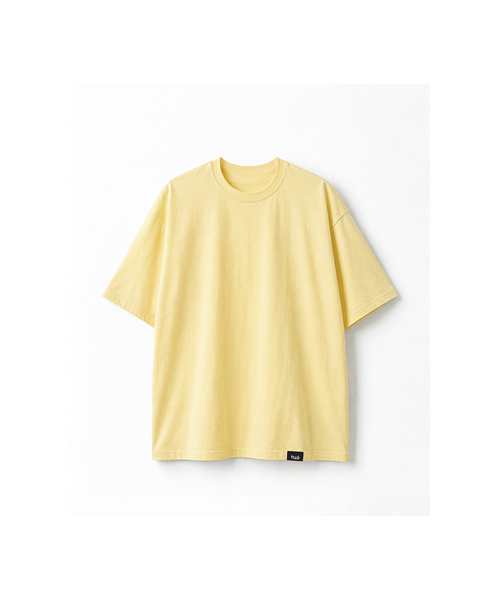TUO(トゥオ)の「ベーシックセミルーズフィットソフトコットンTシャツ ベーシックセミルーズフィットソフトコットンティ (11色)(Tシャツ/カットソー・レディース・ホワイト/ブラック/ブラウン/グレー/レッド/ライラック/レモンイエロー/チャコール・FREE)」の7枚目の写真