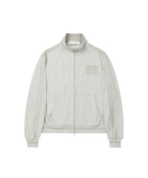 SECONDMONO（セカンドモノローグ）の「Waffle Track Jacket [BEIGE]_SEJK022BEIGE（ナイロンジャケット）」