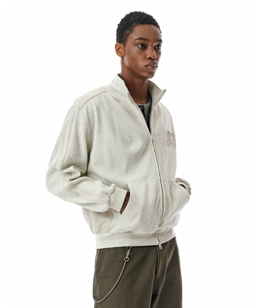 SECONDMONO（セカンドモノローグ）の「Waffle Track Jacket [BEIGE]_SEJK022BEIGE（ナイロンジャケット・レディース・その他・SMALL/MEDIUM/LARGE/X-SMALL）」の7枚目の写真